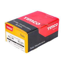 Load image into Gallery viewer, TIMCO Solo Countersunk Silver Woodscrews - 5.0 x 90 Box OF 100 - 50090SOLOZ
