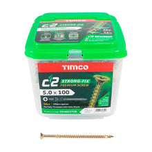 Load image into Gallery viewer, TIMCO C2 Strong-Fix Multi-Purpose Premium Countersunk Gold Woodscrews,All Sizes
