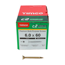 Load image into Gallery viewer, TIMCO C2 Strong-Fix Multi-Purpose Premium Countersunk Gold Woodscrews,All Sizes
