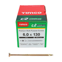 Load image into Gallery viewer, TIMCO C2 Strong-Fix Multi-Purpose Premium Countersunk Gold Woodscrews,All Sizes
