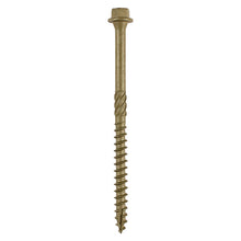 Load image into Gallery viewer, TIMCO Timber Screws Hex Flange Head Exterior Green - 6.7 x 100 Box OF 50 - 100IN
