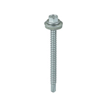 Load image into Gallery viewer, TIMCO Self-Drilling Light Section Screws Exterior Silver with EPDM Washer,All Sizes
