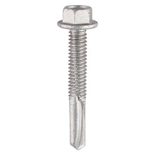 Load image into Gallery viewer, TIMCO Self-Drilling Heavy Section Screws Exterior Silver - 5.5 x 32 Box OF 100 - H32B
