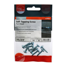 Load image into Gallery viewer, TIMCO Self-Tapping Pan Head Silver Screws - All Sizes
