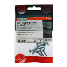 Load image into Gallery viewer, TIMCO Self-Tapping Pan Head Silver Screws - All Sizes
