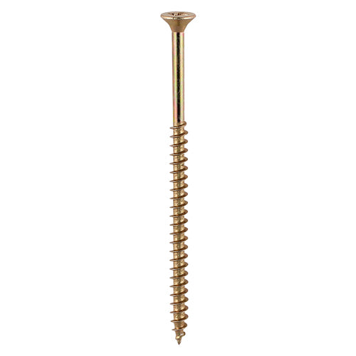 TIMCO Solo Countersunk Gold Woodscrews - 6.0 x 120 TIMbag OF 50 - 60120CHYB