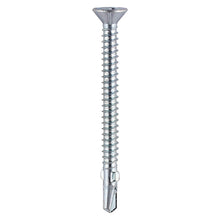 Load image into Gallery viewer, TIMCO Self-Drilling Wing-Tip Steel to Timber Light Section Silver Screws  - 5.5 x 150 Box OF 100 - LW150B
