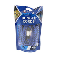 Load image into Gallery viewer, TIMCO Bungee Cords with Laminated Hook - Dia.8mm x 100cm | Pack of 2
