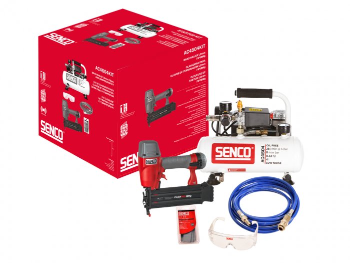 Senco AFN0024KIT AC4504 240v 18G Low Noise Compressor Nailing Kit