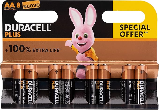 Duracell AA Battery Pack (8 Pack)