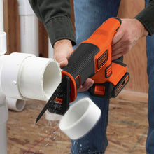 Load image into Gallery viewer, Black &amp; Decker 18V Reciprocating Saw with 1 x 1.5Ah Li-Ion Battery
