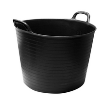 Load image into Gallery viewer, Yuzet Flexi Bucket 25/42 litre Tub (5/9 gallon) - Black | Builders Garden Horse Feed
