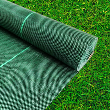 Load image into Gallery viewer, Yuzet 125gsm Premium Extra Tough Green Weed Control Fabric Ground Cover Membrane
