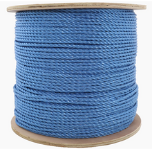 Load image into Gallery viewer, Yuzet Blue Polypropylene Rope 6m x 500mm Drum Cable pulling draw cord  strapping
