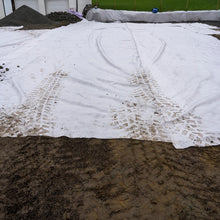 Load image into Gallery viewer, Geotextile Non Woven Membrane White Filtration Drainage Fabric 4.5m Wide
